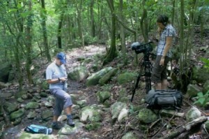 Ninon and Sarah filming at Sweetwater