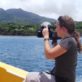 Ninon filming from the sea © Sarah-Louise Smith