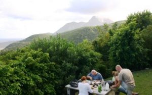 Preparing the food under the volcano ©J Lopez