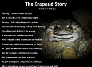 The Crapaud Story – a poem about the mountain chicken by Delroy N. Williams
